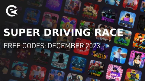 Super Driving Race Codes - Roblox December 2023 