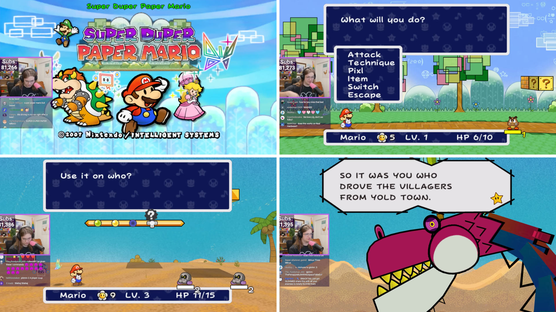 Super Duper Paper Mario Screenshots