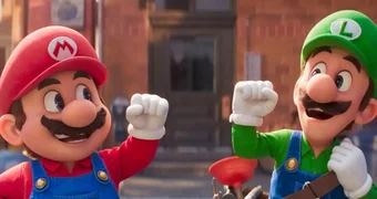 Super Mario Movie Ad Plumbers