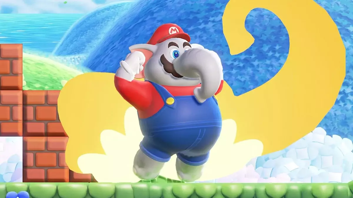 Super mario bros wonder elephant