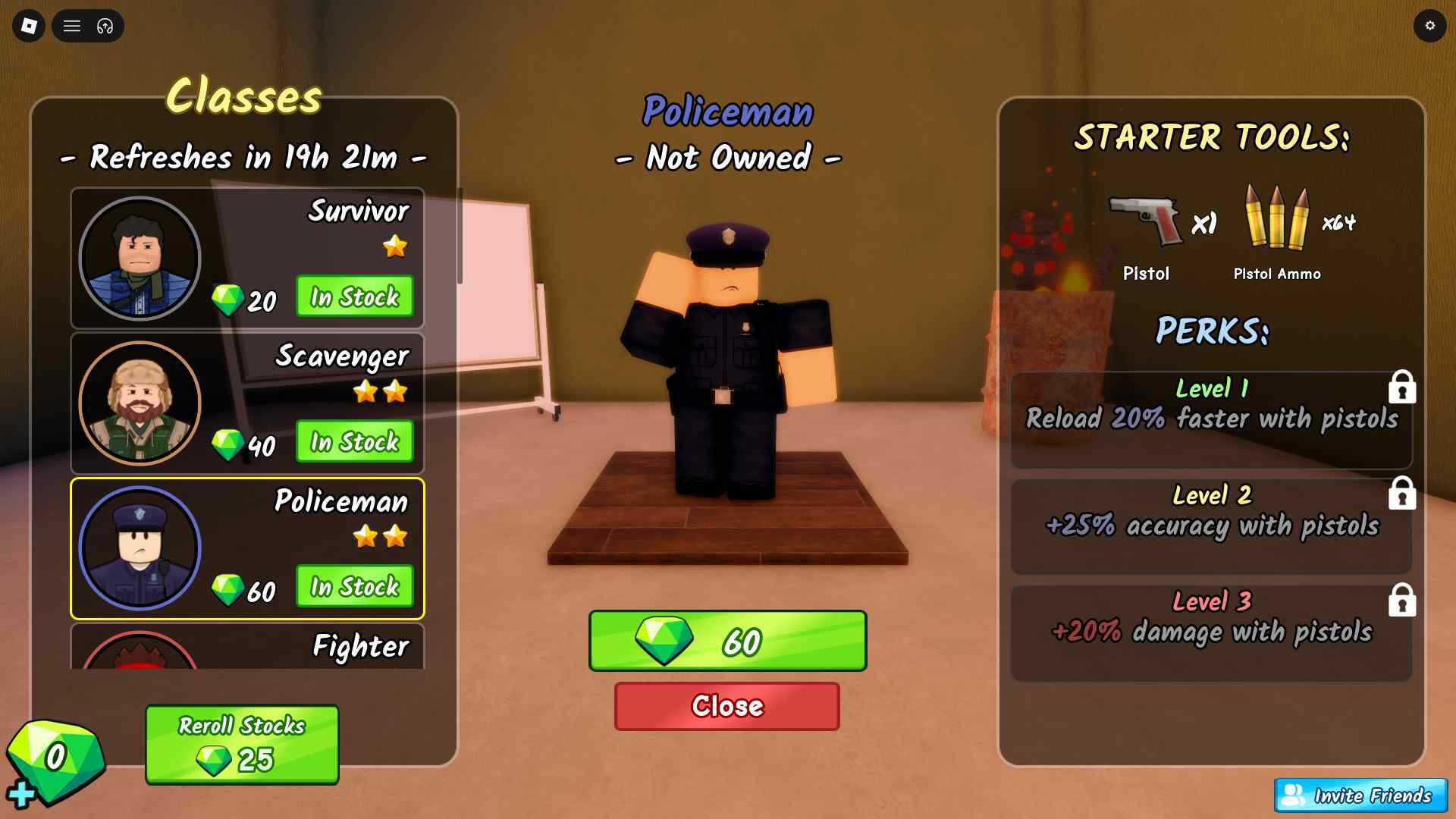 Survive the Apocalypse Policeman