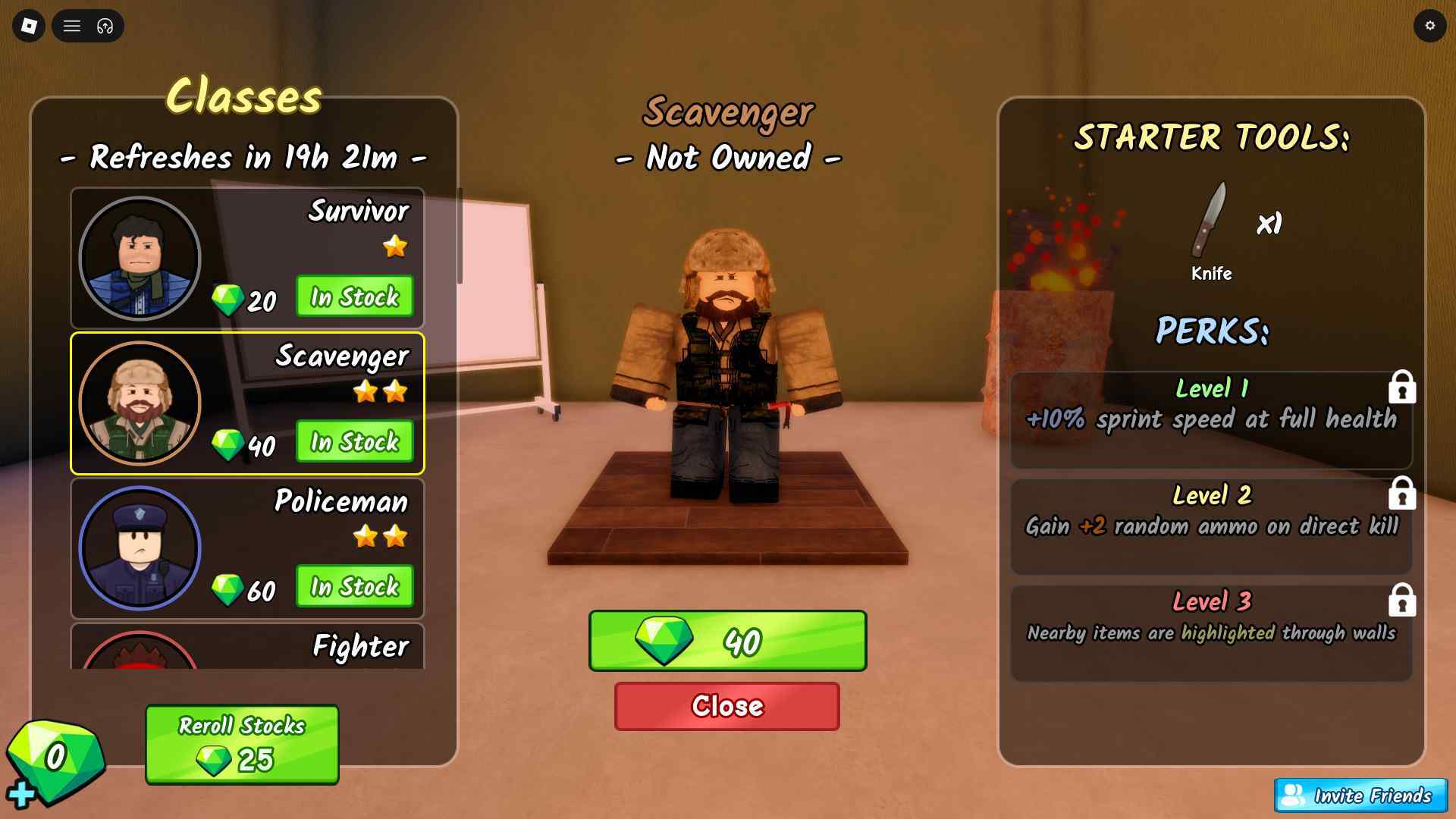 Survive the Apocalypse Scavenger