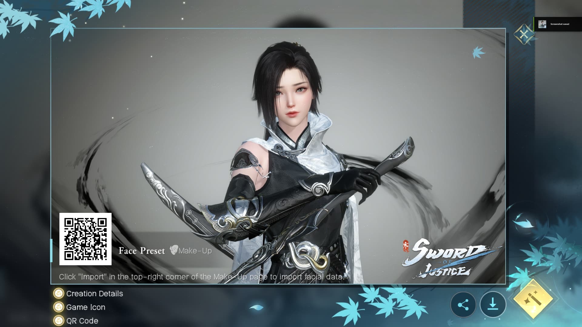 Sword of Justice character creation 2