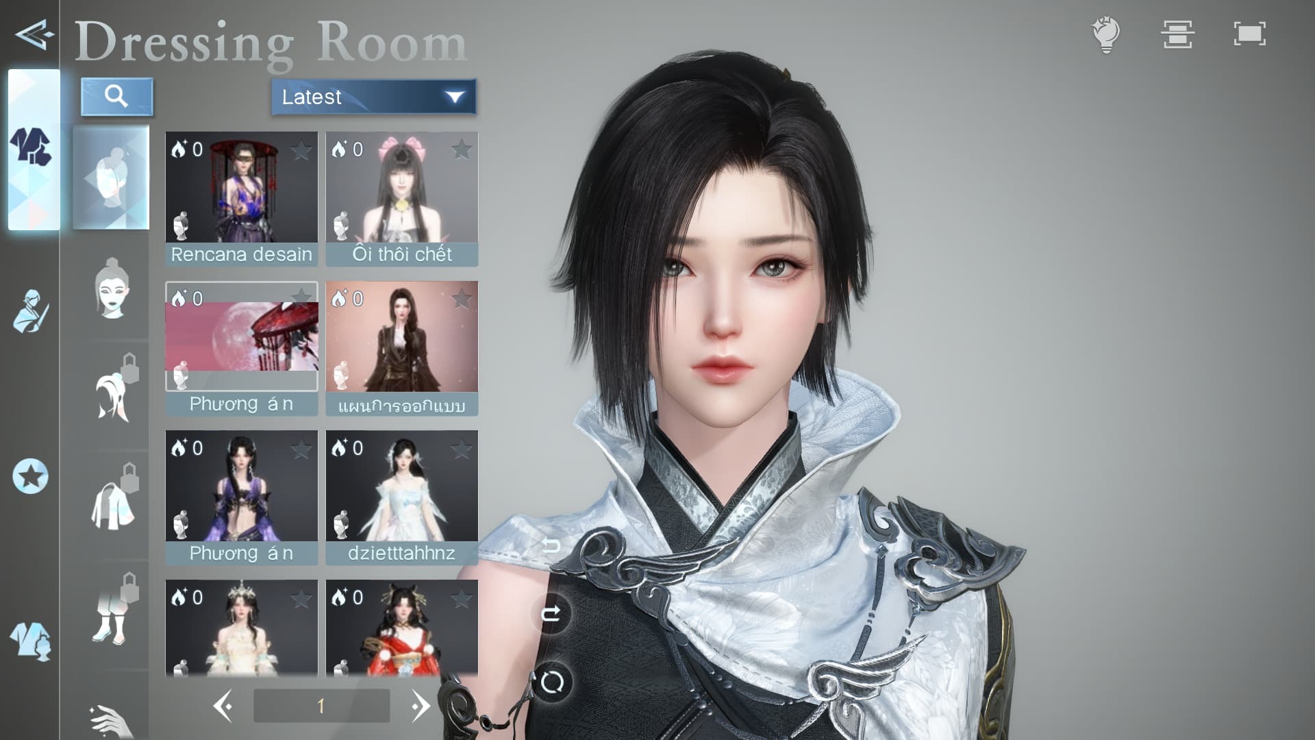 Sword of Justice character creation use