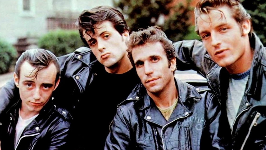 Sylvester Stallone and Richard Gere the lord of flatbush cropped processed by imagy