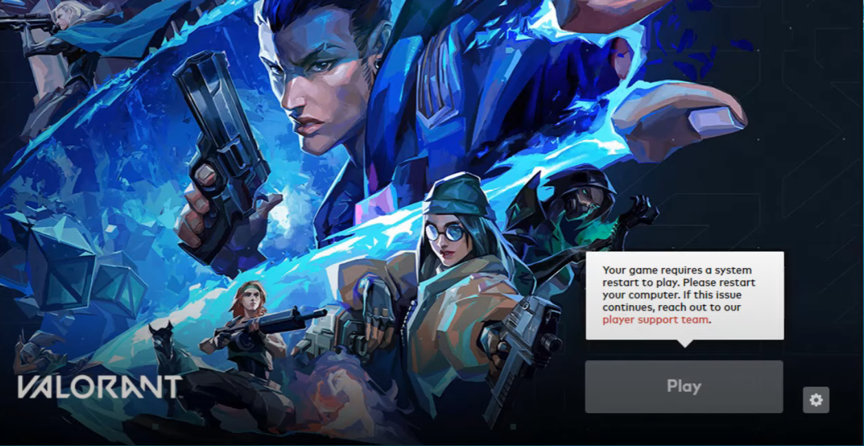 System Restart Error