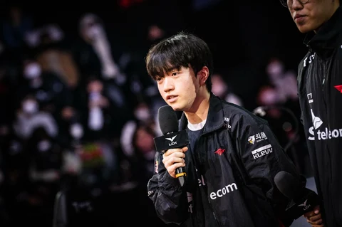 T1 Keria LCK Spring 2023 against KT