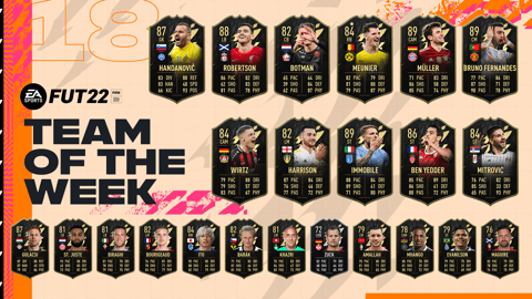 TOTW 18 FIFA 22