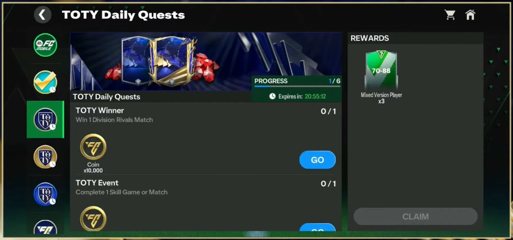 TOTY Quests24 EAFC Mobile