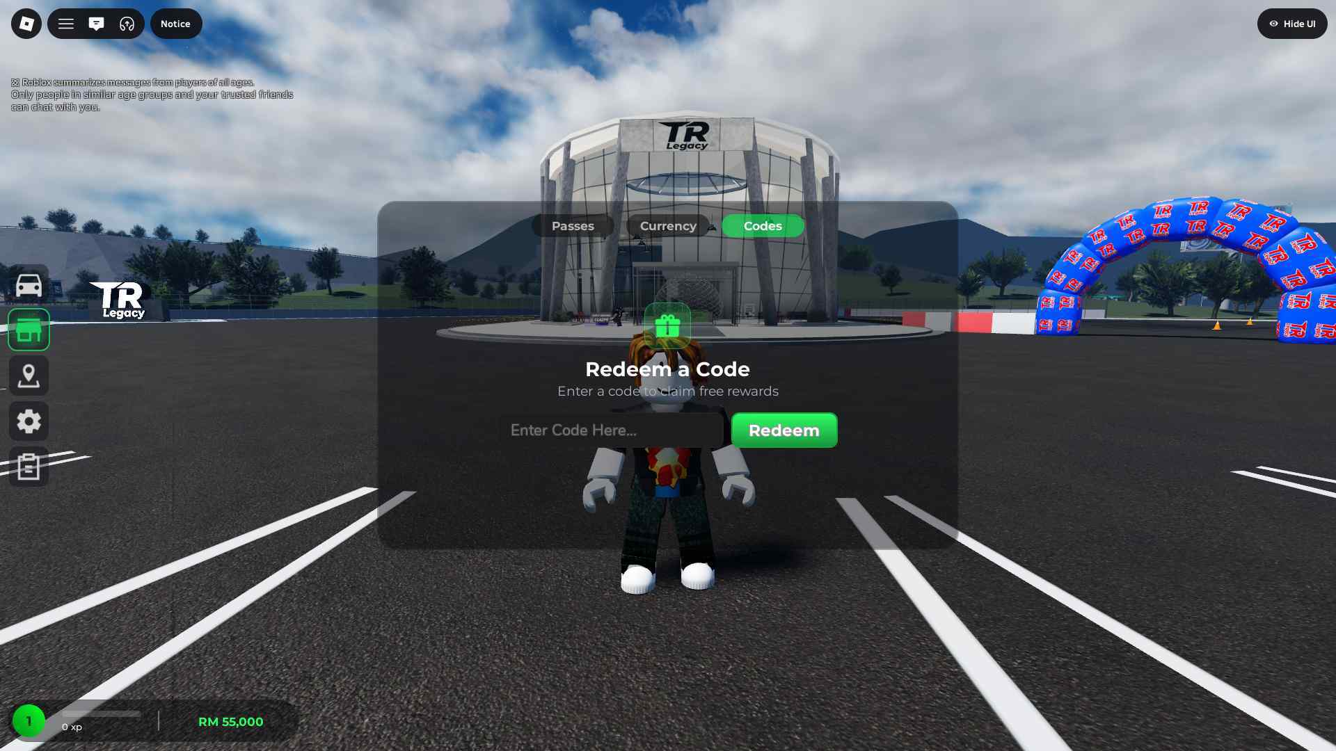 TR Legacy How to Redeem Codes 2