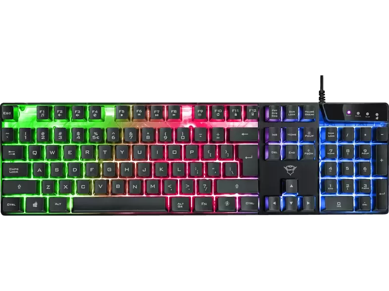 TRUST GXT 835 Azor Illuminated Gaming Tastatur
