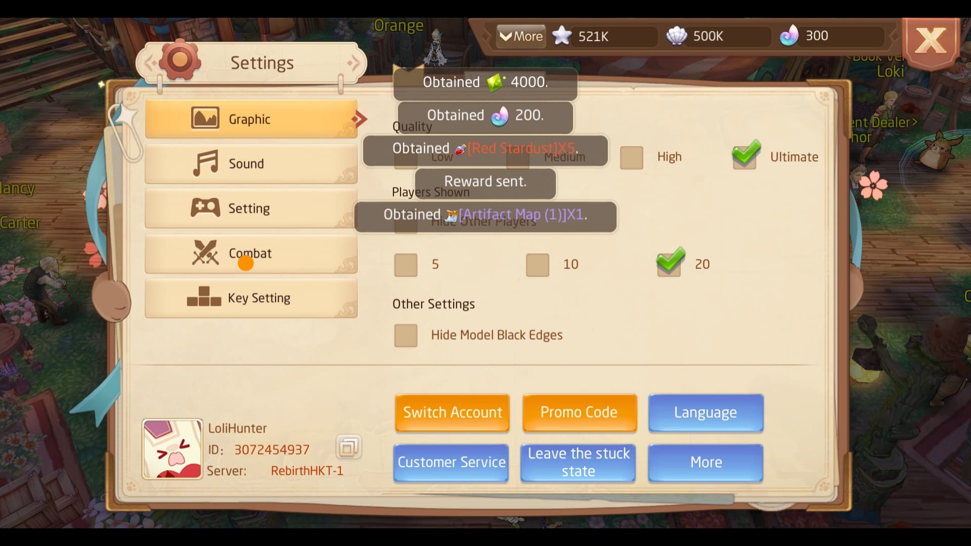 Tales of Wind Radiant Rebirth active codes claimed