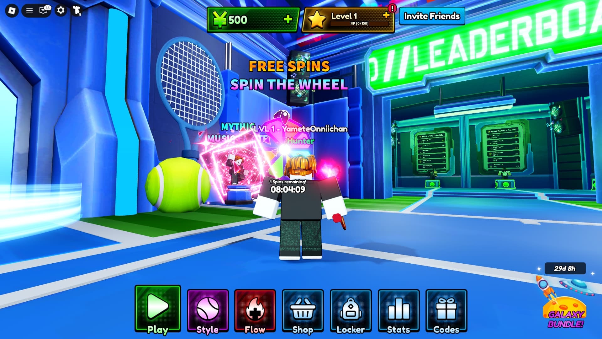 Tennis Zero active codes