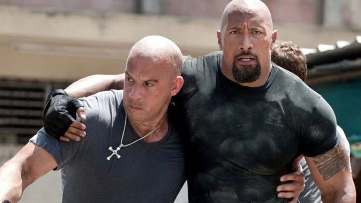 The Fate of the Furious 2017 Dwayne Johnson and Vin Diesel cropped processed by imagy