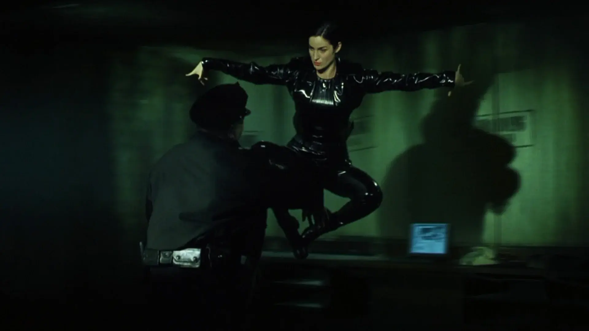 The Matrix 1999 opening scene