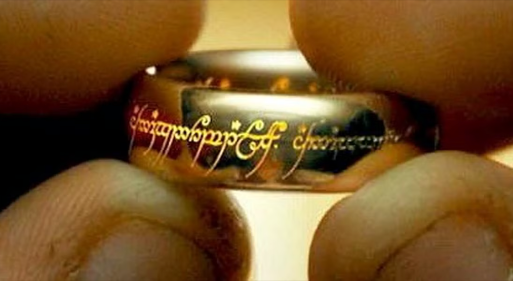 The One Ring from Lord of the Rings