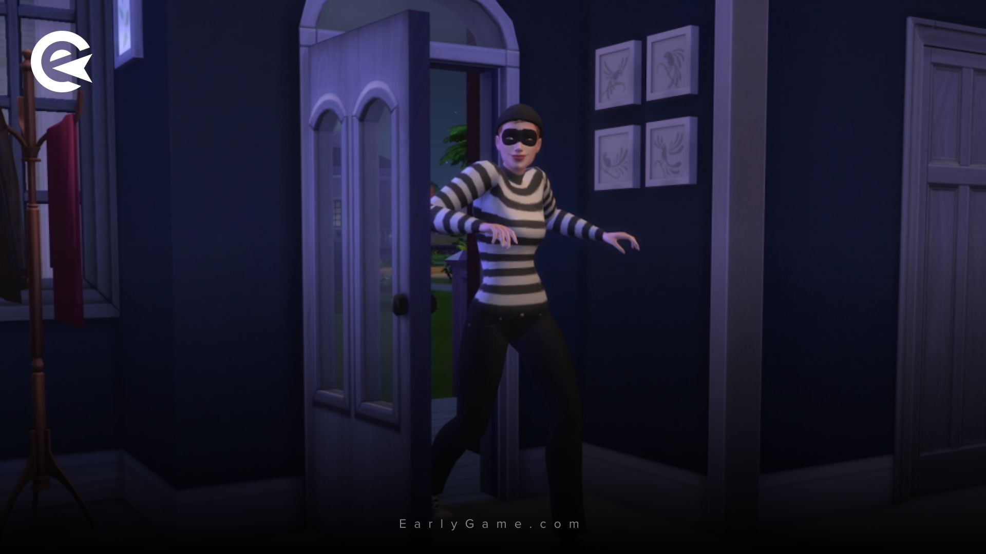 The Sims burglar