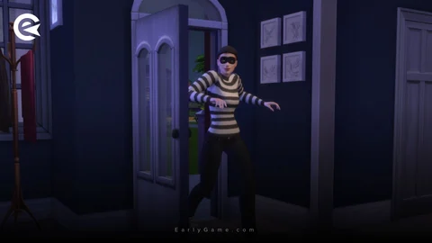 The Sims burglar