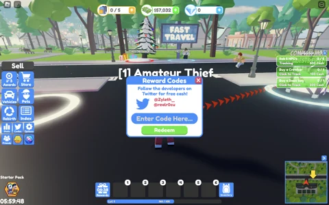 Roblox: Thief Simulator codes (December 2023)