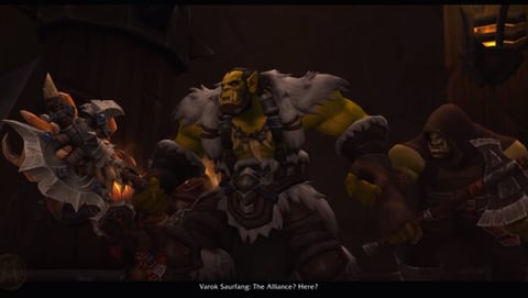 Thrall broke Baine out of Orgrimmar VI