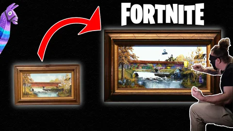 Tik Tok Artist Turns An Old Painting Into A Fortnite Masterpiece