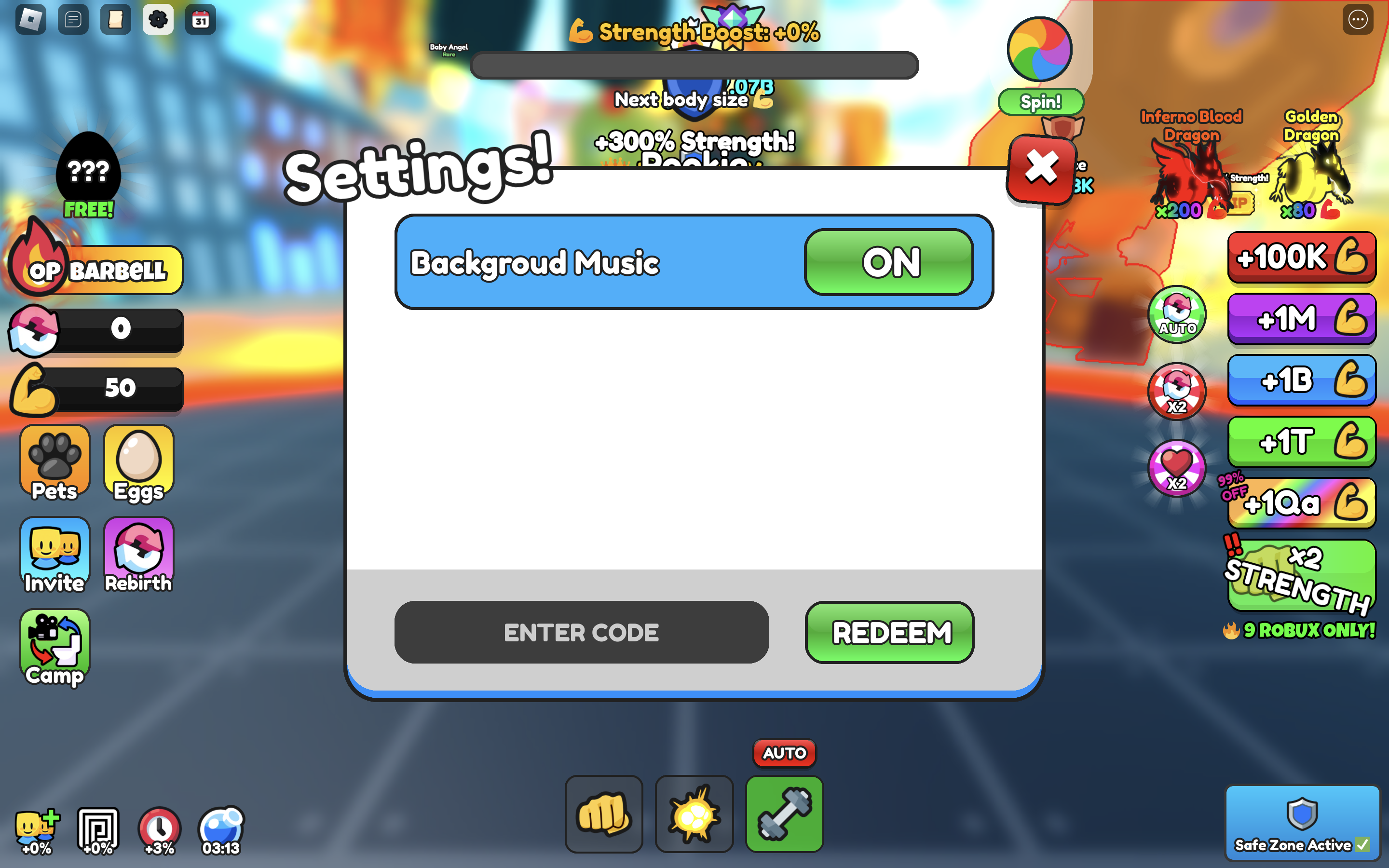 Titan Training Simulator redeem codes