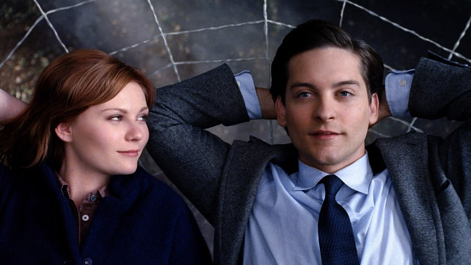 Tobey Maguire and Kirsten Dunst Spider Man cropped processed by imagy