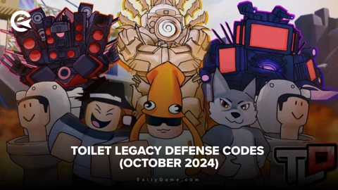 Toilet Legacy Defense codes