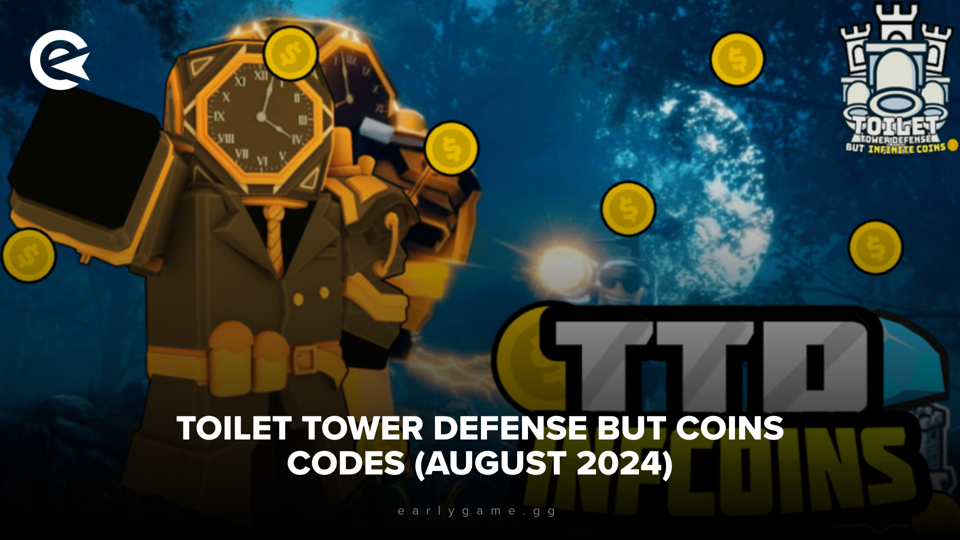 Toilet Tower Defense But Coins Codes august