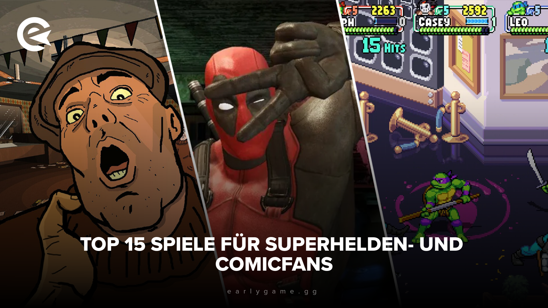 Top 15 Spiele für Superhelden und Comicfans