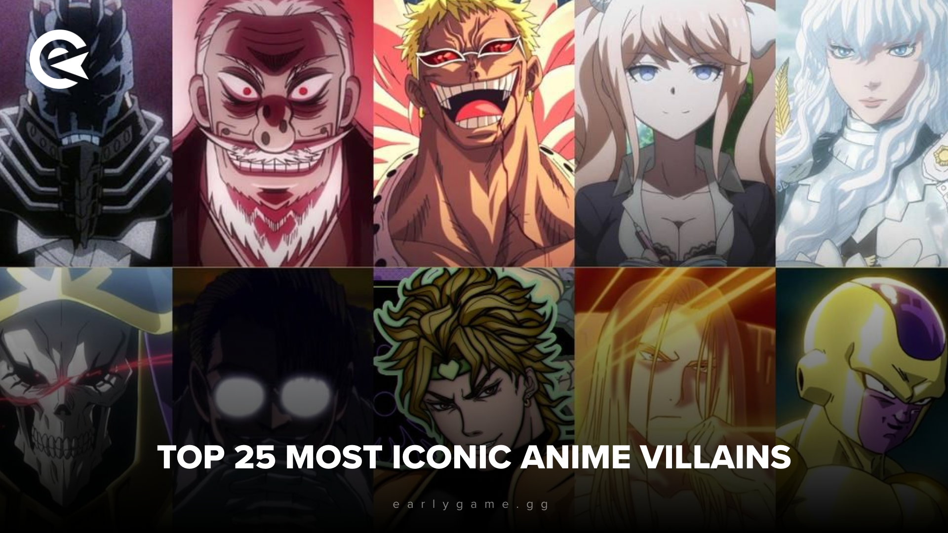 Top 25 Most Iconic Anime Villains