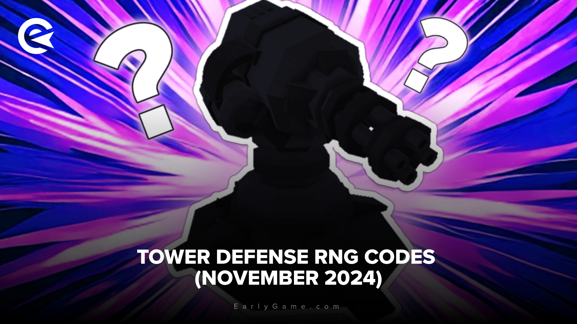 Tower Defense RNG Codes (November 2024)