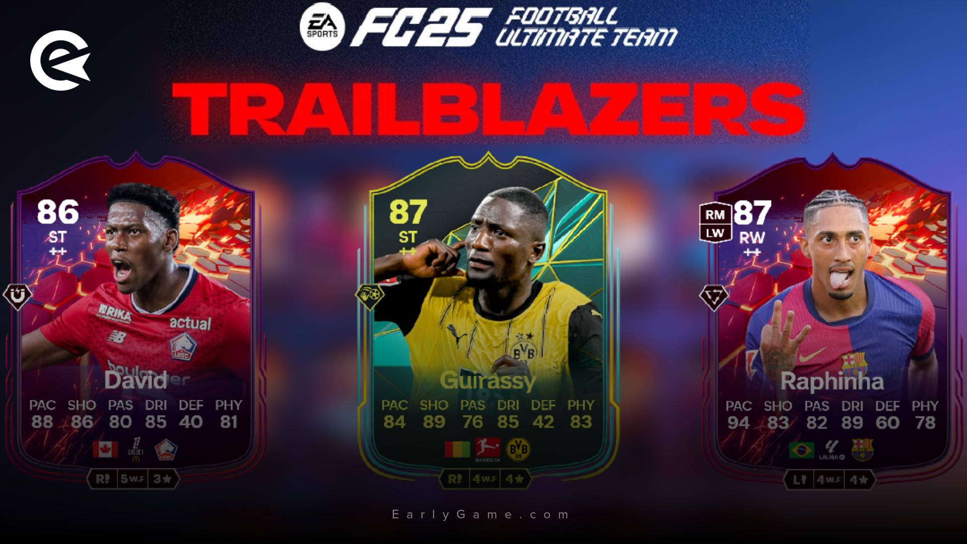 Trailblazers SBC Karten