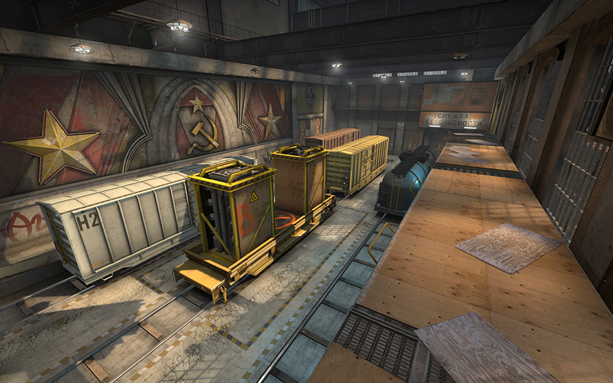 Train B site