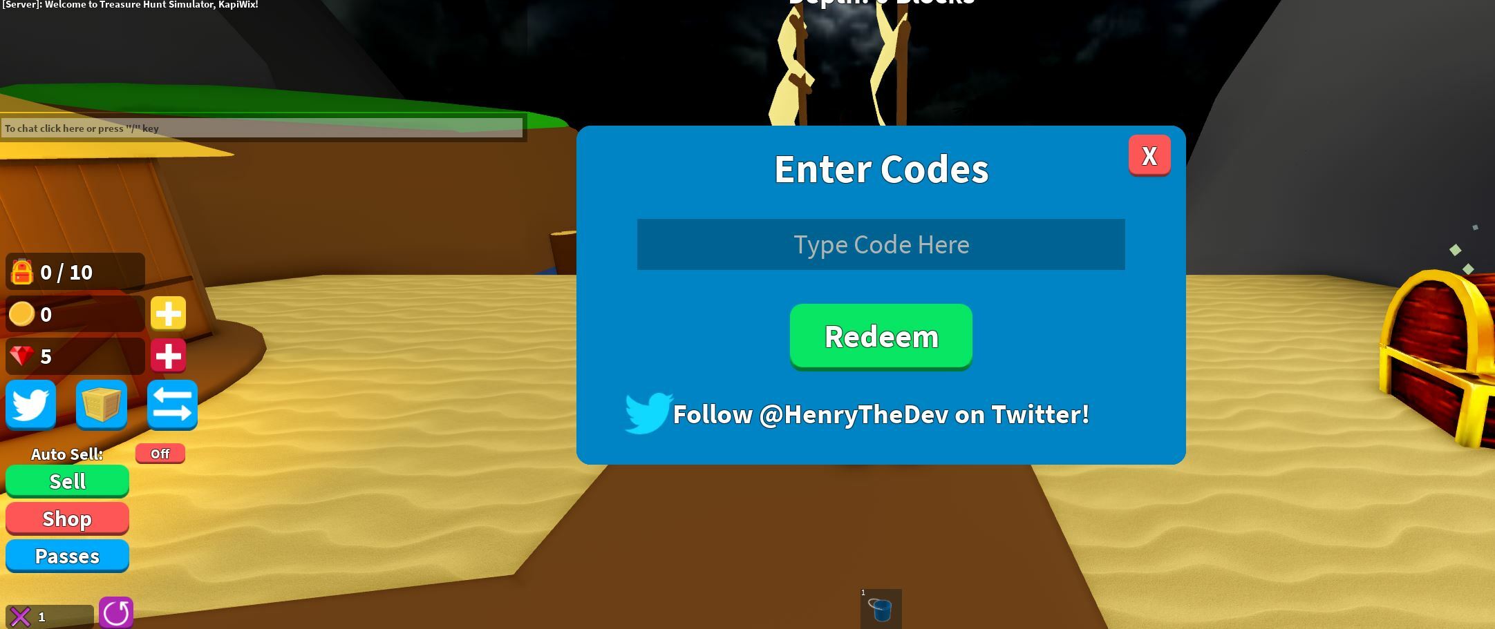 Treasure Hunt Simulator How To Redeem