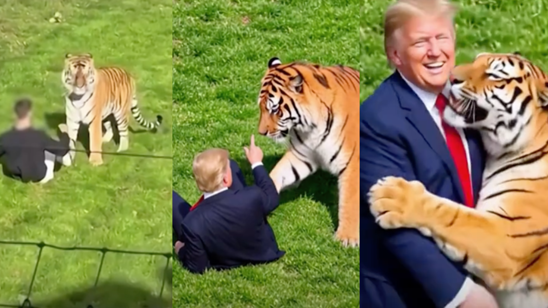 Trump Tigar AI 01 Tik Tok