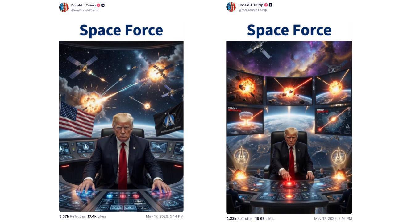 Trump Truthsocial Space Force
