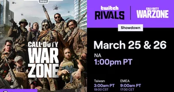 Twitch Rivals Co D Warzone