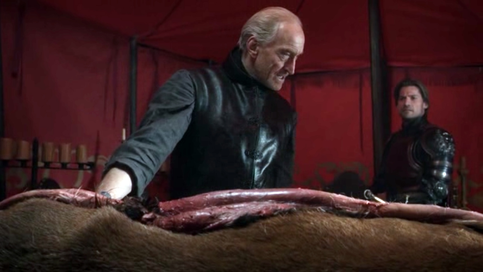 Tywin Lannister deer scene