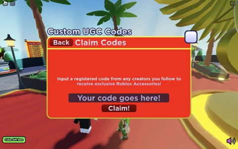 UGC Plaza how to redeem codes