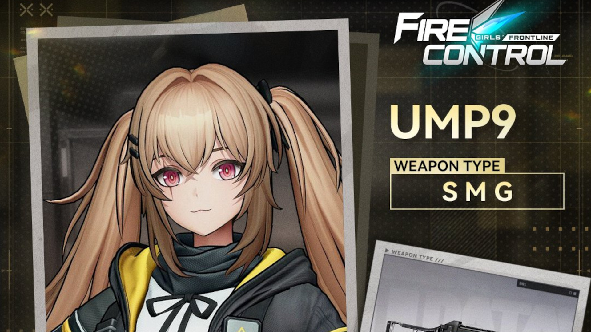 UMP9 Girls Frontline Fire Control