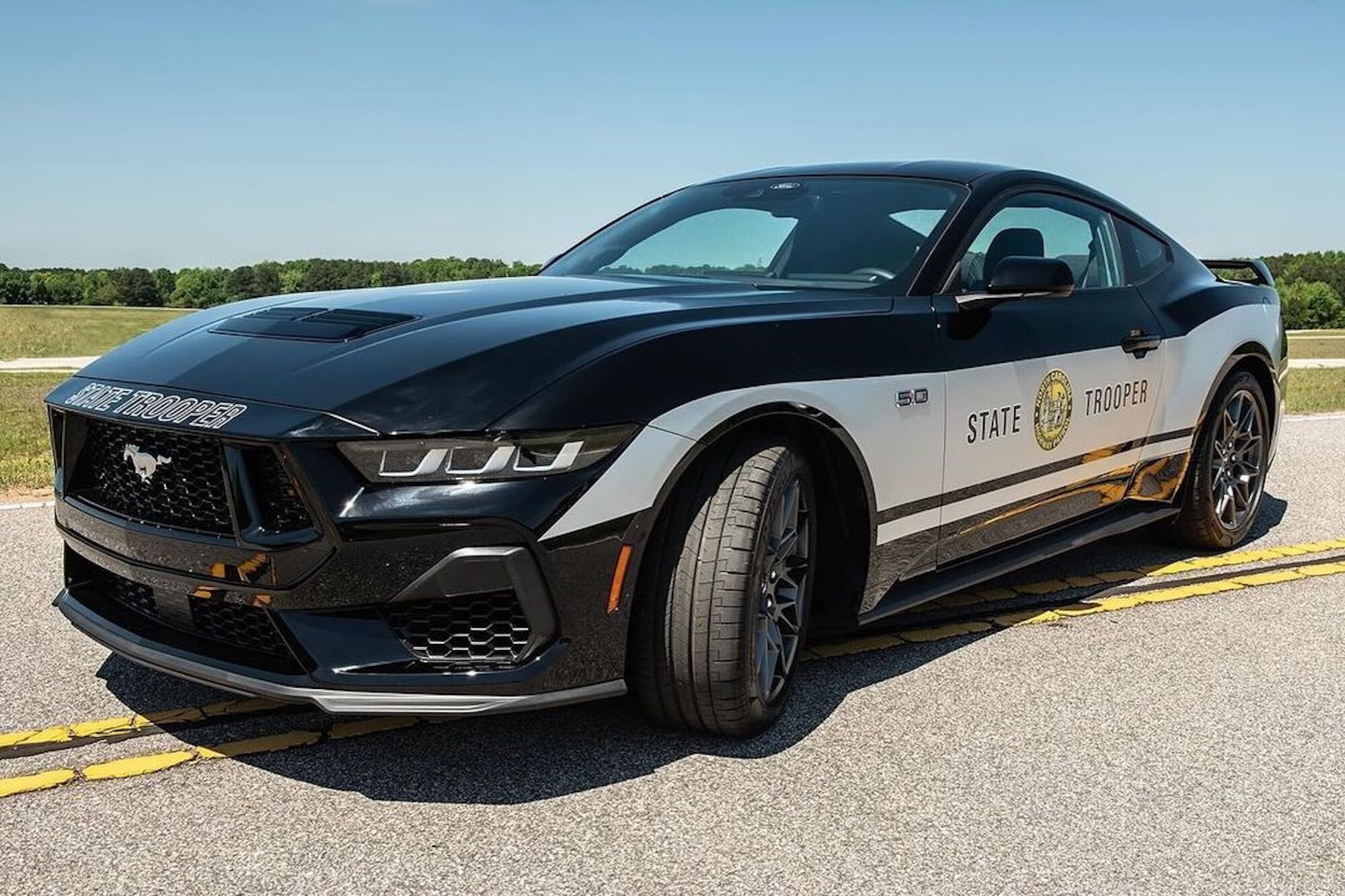 US police car