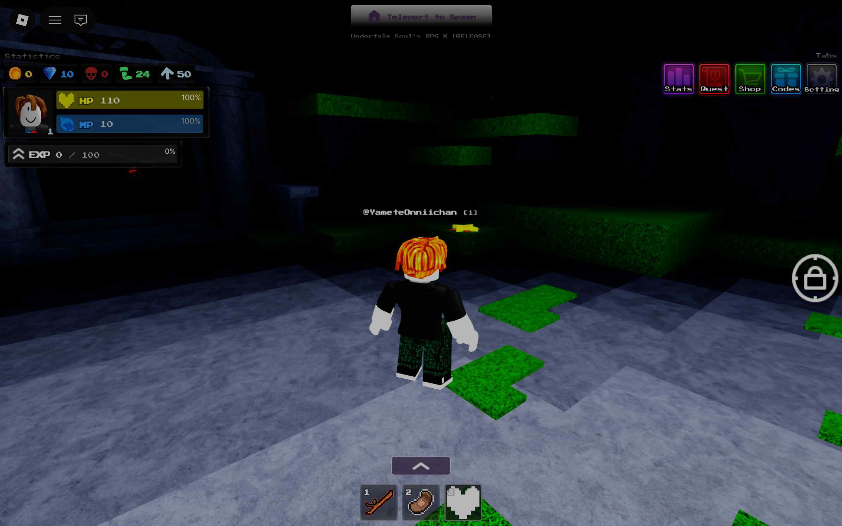 Undertale Souls RPG X Active Codes