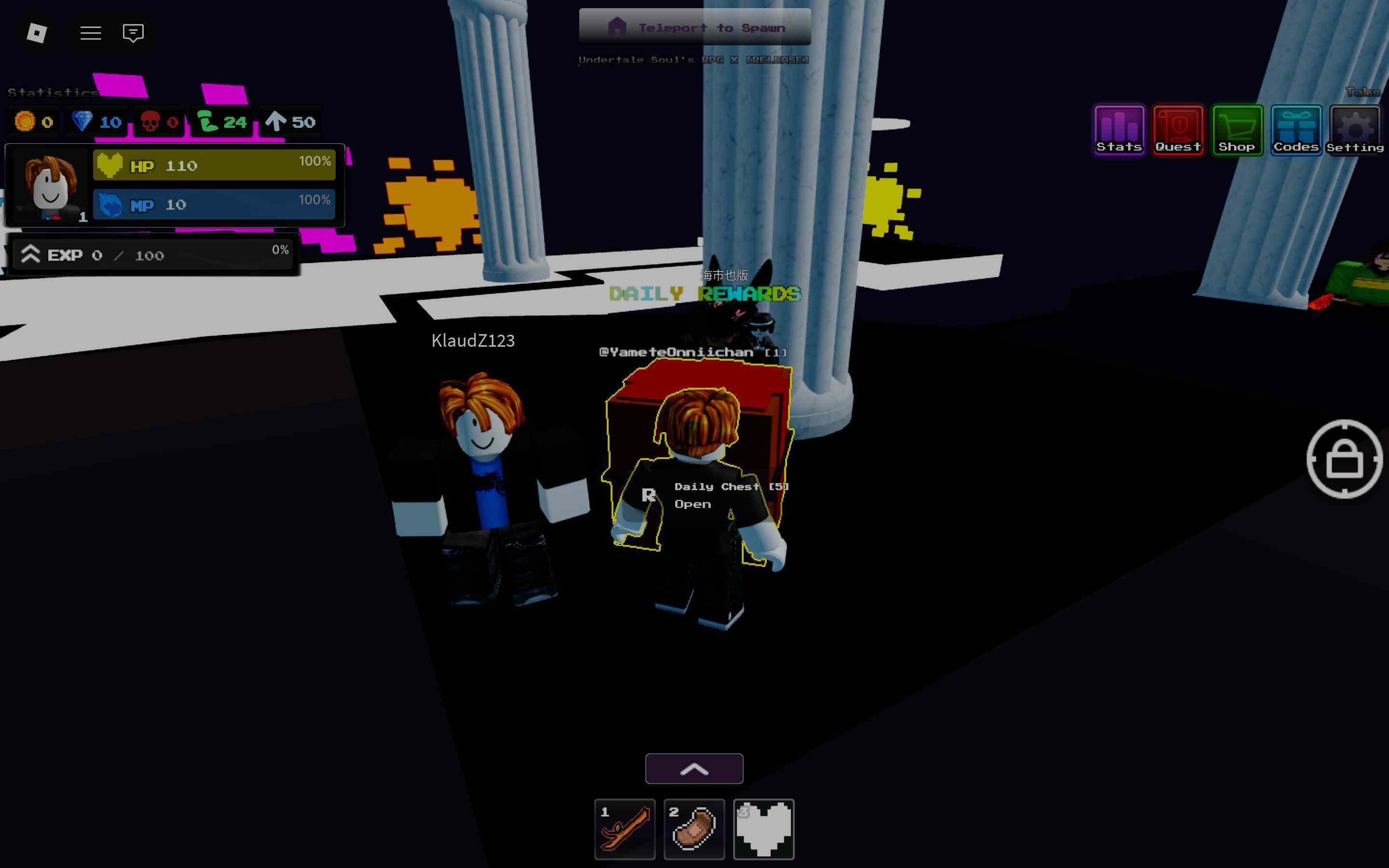 Undertale Souls RPG X More Codes