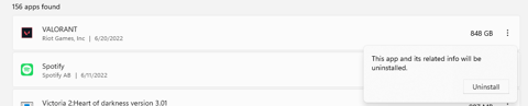 Uninstall Valorant2
