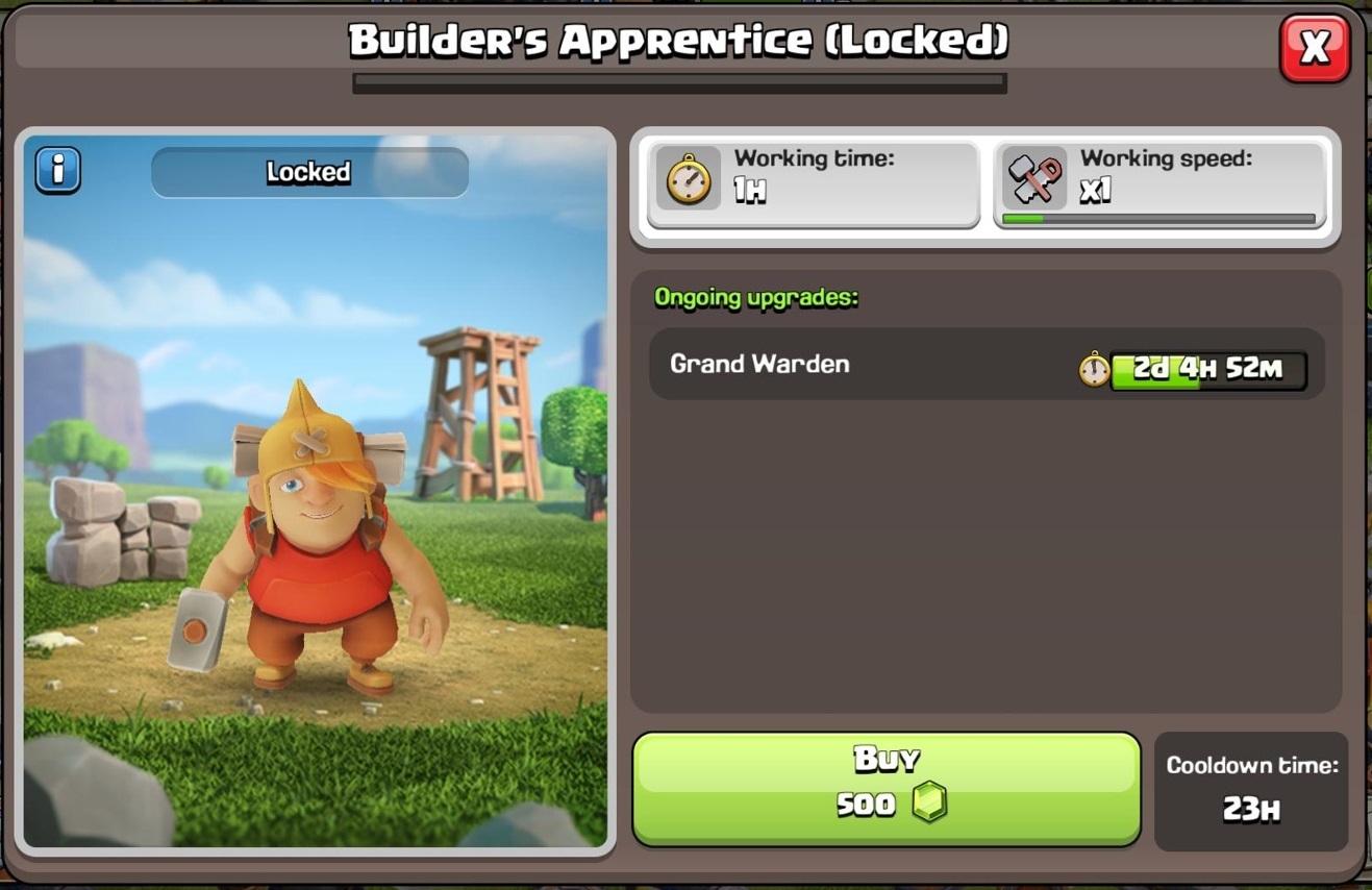 Unlock Builders Apprentice Clash Of Clans