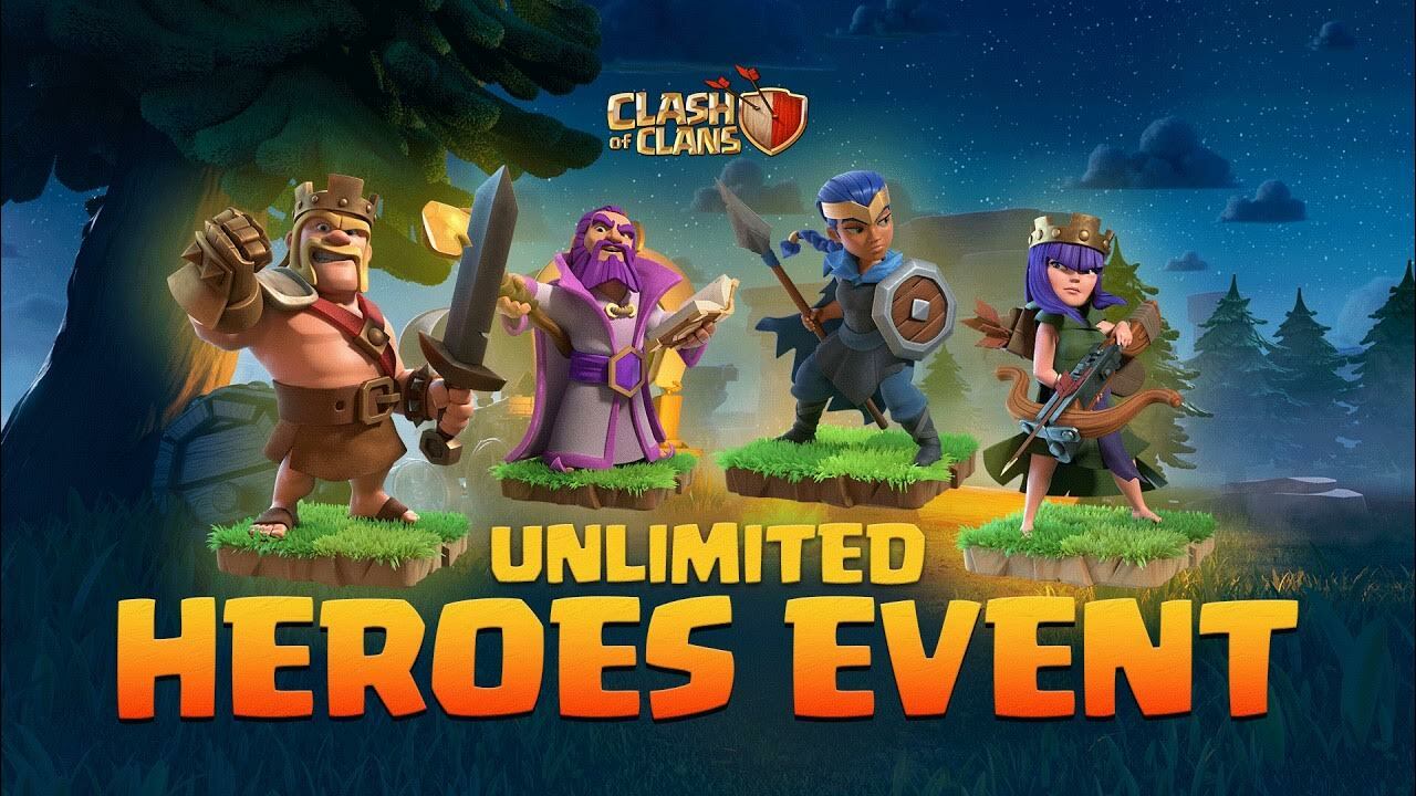 Событие Clash Of Clans Unlimited Heroes: все этапы и как их достичь