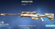 Valorant Forsaken Operator Skin Gold