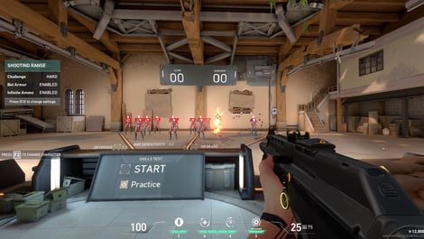 Valorant gameplay leak reveals aim trainer, practise mode and