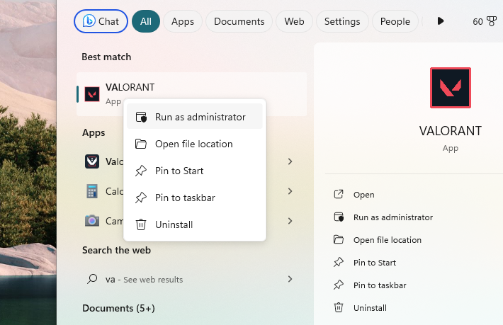 Valorant Administrator
